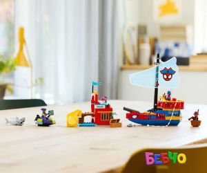 LEGO® Spidey Пиратски кораб на отбора на Спайди 11208 