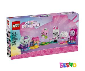 LEGO® Gabby's Dollhouse Котешките приятели от тухлички на Габи 11215 