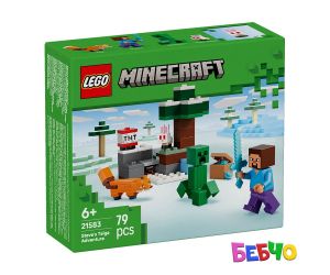 LEGO® Minecraft Приключението на стив в тайгата 21583 