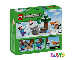 LEGO® Minecraft Приключението на стив в тайгата 21583 