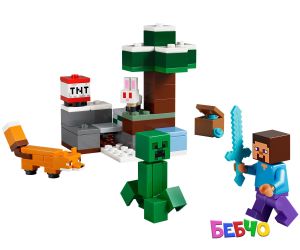 LEGO® Minecraft Приключението на стив в тайгата 21583 