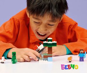 LEGO® Minecraft Приключението на стив в тайгата 21583 