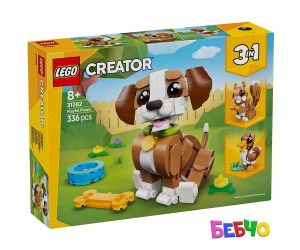 LEGO® Creator Сладки животни Игриво кученце 31382 