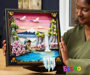 LEGO® Art Японски пейзаж с черешов цвят 31218 