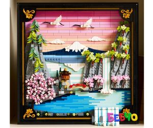 LEGO® Art Японски пейзаж с черешов цвят 31218 