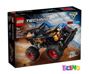 LEGO® Technic  Monster Jam™ Grave Digger™ огън и лед 42219