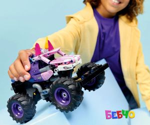 LEGO® Technic Monster Jam™ Sparkle Smash™ с издърпване назад 42220 