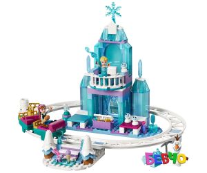 LEGO® Disney Princess Леденият замък на Елза и приключение със снежно влакче 43281