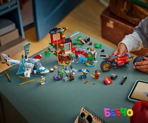 LEGO® NINJAGO Битка при дървесната къща с превозни средства на нинджите 71857 