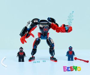 LEGO® Marvel Super Heroes Майлс Моралес с робот срещу Спайдърмен 2099 76337 