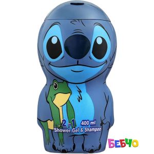 Душ гел и шампоан 2в1 2D 400ml Stitch 