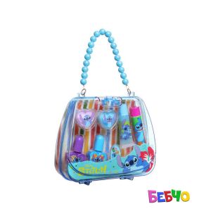Детски козметичен комплект в чантичка Stitch