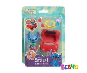 Just Play Stitch Игрален комплект Surf & Sun Playset Ride in Style