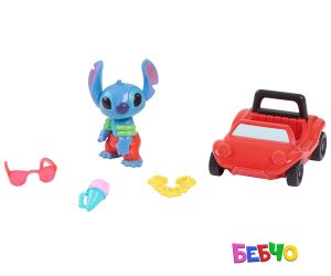 Just Play Stitch Игрален комплект Surf & Sun Playset Ride in Style