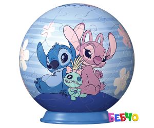 Ravensburger Stitch 3D Пъзел Disney Стич и Ангел 54 ел. 