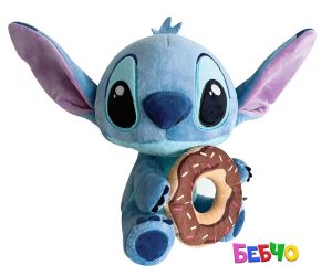 Disney Плюшена играчка Стич с поничка 23 см