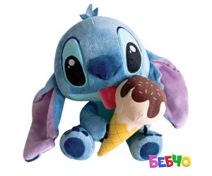 Disney Плюшена играчка Стич със сладолед 23 см