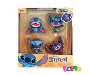 Jada Stitch Комплект фигурки 6.3 см 4 броя Вълна 2