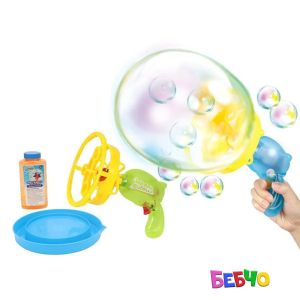 Wanna Bubbles Бластер с въртележка за сапунени балони