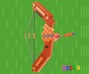 Nerf Minecraft Майнкрафт лък
