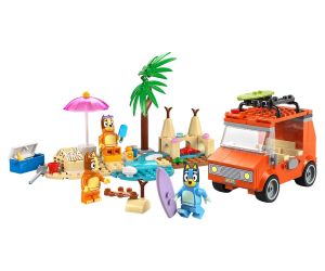 LEGO® Bluey Пътуване до плажа със семейната кола на Блуи 11202