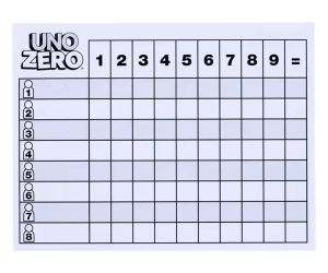 UNO Zero Карти за игра 