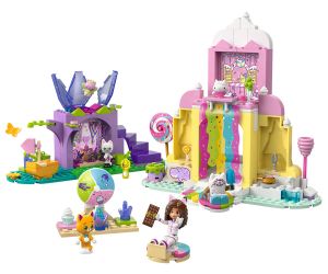 LEGO® Gabby's Dollhouse Царство на сладкишите и котешка градина 11205 