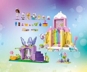 LEGO® Gabby's Dollhouse Царство на сладкишите и котешка градина 11205 