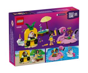 LEGO® Friends Парти край басейна с еднорог и фламинго 42658 