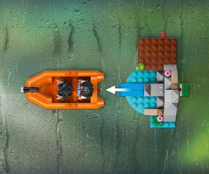 LEGO® Jurassic World™ Бягство по реката от тиранозавър рекс 76975 