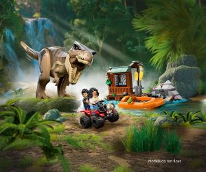 LEGO® Jurassic World™ Бягство по реката от тиранозавър рекс 76975 
