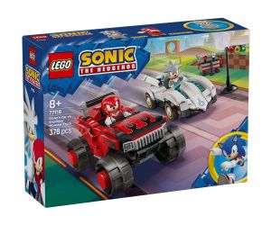 LEGO® Sonic Колата на Silver срещу чудовищния камион на Нъкълс 77118 