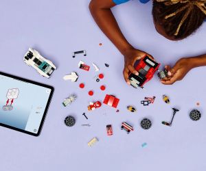 LEGO® Sonic Колата на Silver срещу чудовищния камион на Нъкълс 77118 