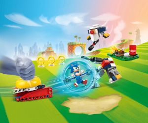 LEGO® Sonic the Hedgehog™ Сблъсък край лагерния огън на Sonic 77001 