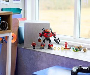 LEGO® Sonic the Hedgehog™ Knuckles срещу робот Dr. Eggman Egg Crusher 77005 