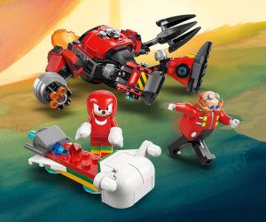 LEGO® Sonic the Hedgehog™ Knuckles срещу робот Dr. Eggman Egg Crusher 77005 