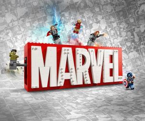 LEGO® Marvel Лого на MARVEL и минифигури 76313 