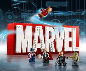 LEGO® Marvel Лого на MARVEL и минифигури 76313 