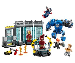 LEGO® Marvel Лабораторията на Железния човек Зала с брони 76315 