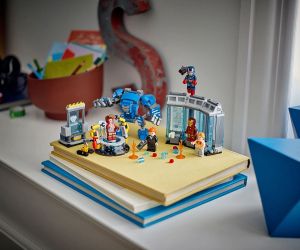 LEGO® Marvel Лабораторията на Железния човек Зала с брони 76315 
