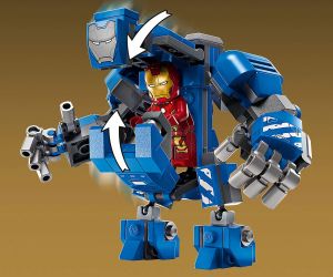 LEGO® Marvel Лабораторията на Железния човек Зала с брони 76315 