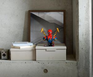 LEGO® Marvel Super Heroes Бюст на Железния Спайдърмен 76326 