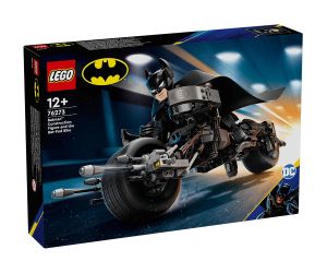 LEGO® DC Comics Super Heroes Batman™  Фигура за изграждане Батман и мотоциклет 76273 