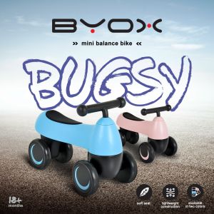 BYOX Мини баланс велосипед Bugsy розов