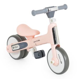 BYOX Мини баланс велосипед Learn to Ride 2в1 розов