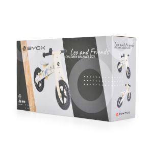 BYOX Дървен баланс велосипед Leo & Friends