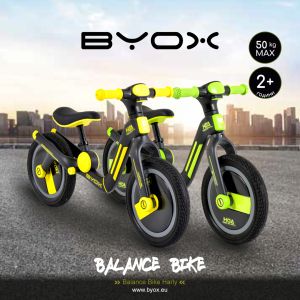 BYOX Баланс велосипед Harly жълт