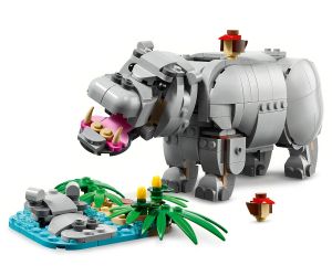 LEGO® Creator Диви животни Величествен носорог с птици 31171 