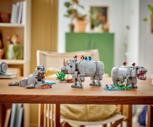 LEGO® Creator Диви животни Величествен носорог с птици 31171 