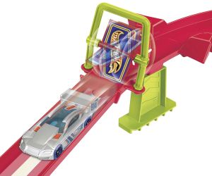 Hot Weels Neon Speeders Комплект Скоростен небостъргач с неонов състезател